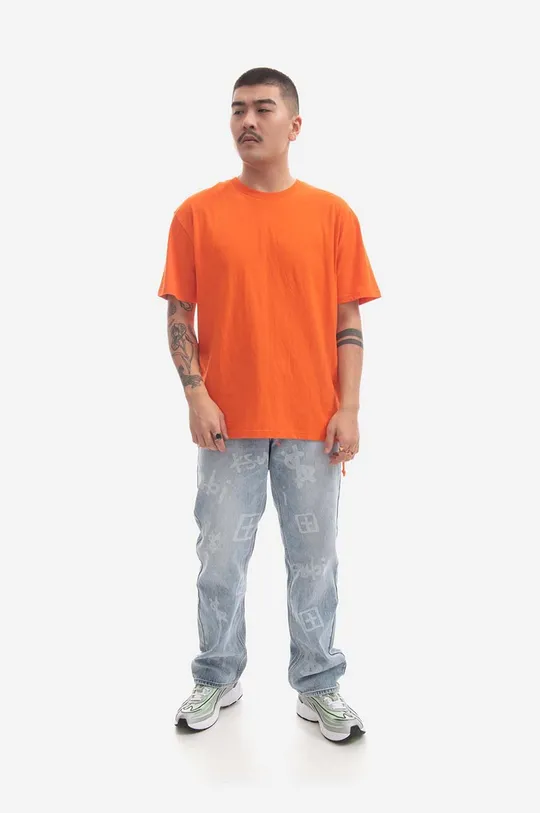 KSUBI cotton t-shirt orange