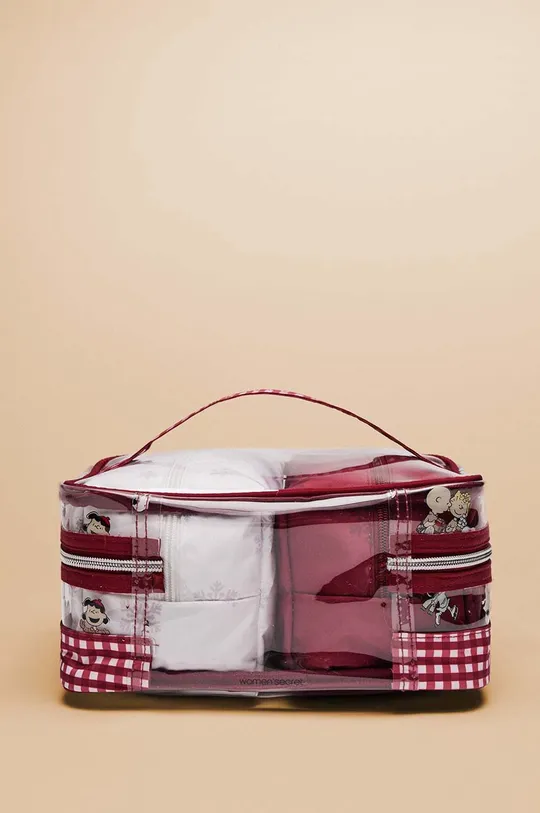 Set kozmetičkih torbica women'secret Snoopy 3-pack crvena