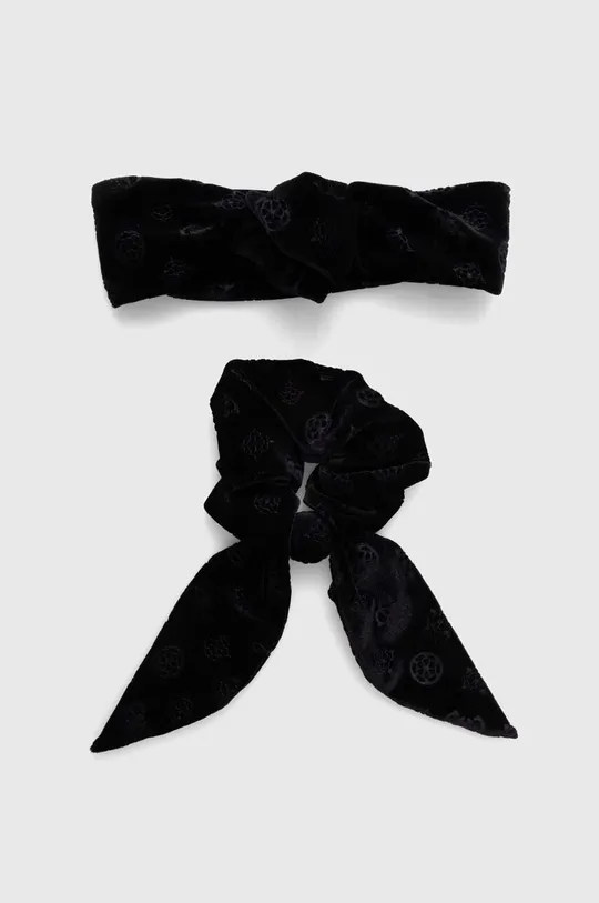črna Naglavni trak in elastika za lase Guess Ženski