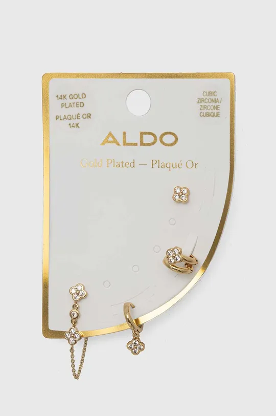 Naušnice Aldo EMMARIE 3-pack zlatna