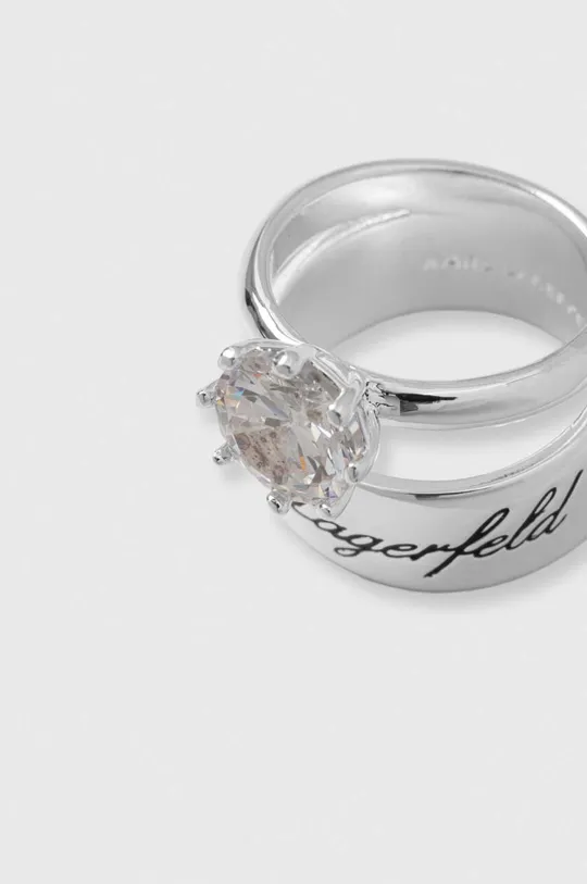 Karl Lagerfeld pierścionek srebrny