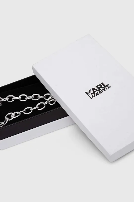 ezüst Karl Lagerfeld nyaklánc