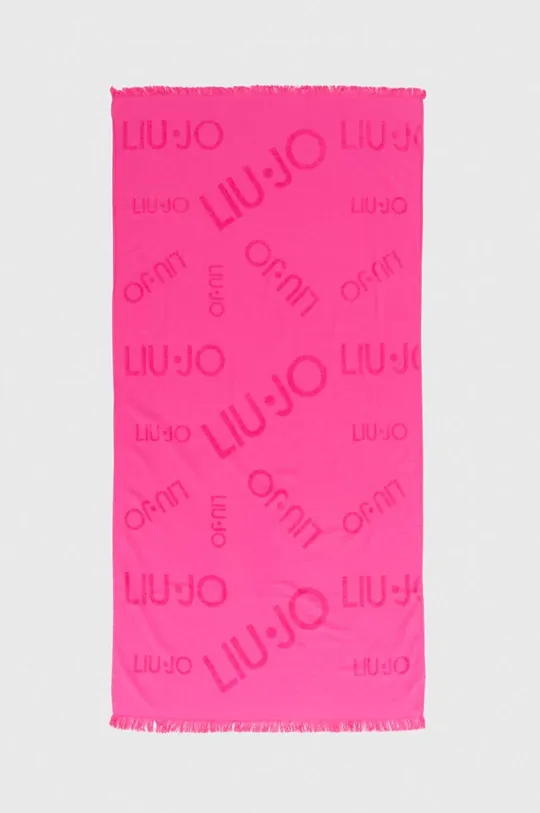 różowy Liu Jo ręcznik bawełniany Damski
