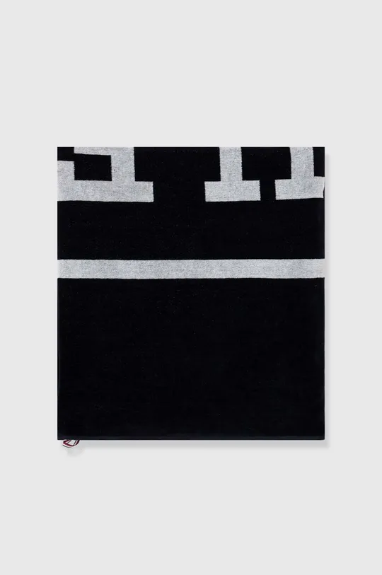Βαμβακερή πετσέτα Tommy Hilfiger σκούρο μπλε