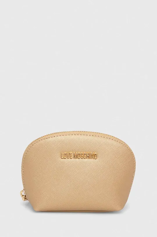 złoty Love Moschino kosmetyczka Damski