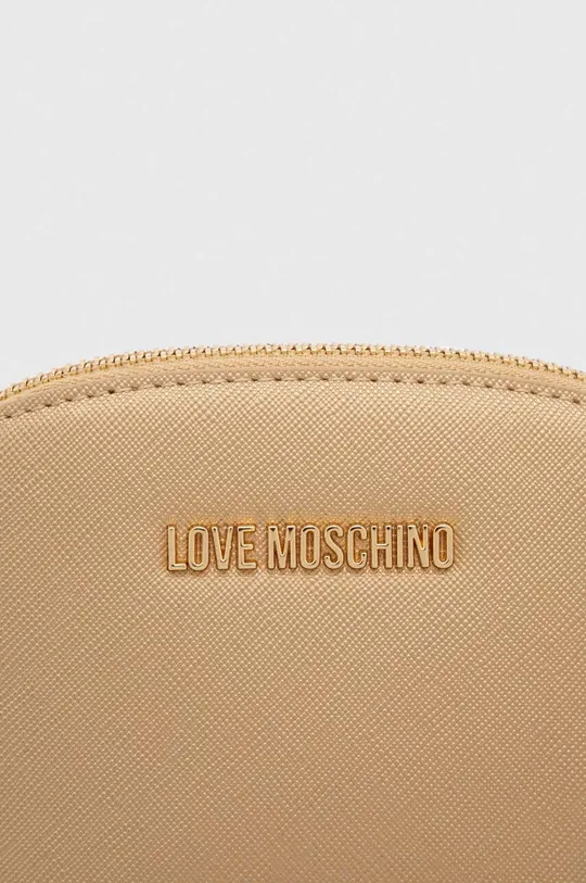 zlatna Kozmetička torbica Love Moschino