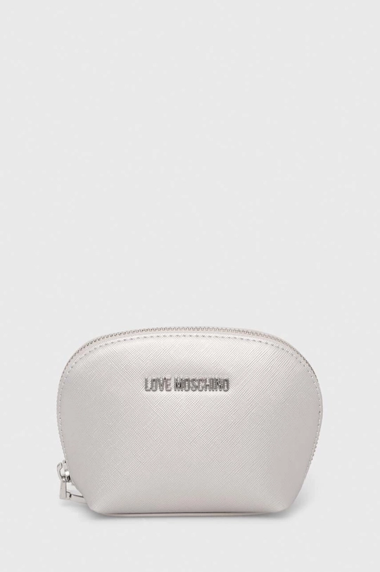 srebrny Love Moschino kosmetyczka Damski