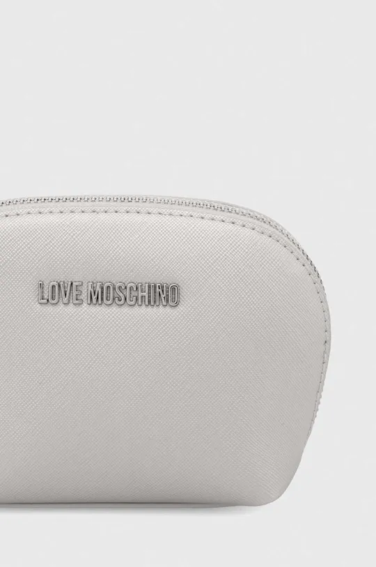 srebrna Kozmetička torbica Love Moschino