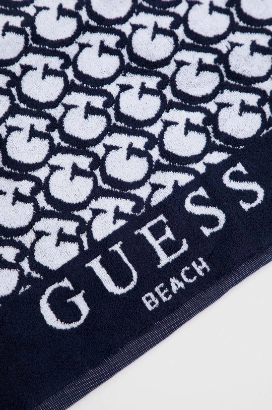 Guess asciugamano con aggiunta di lana blu navy