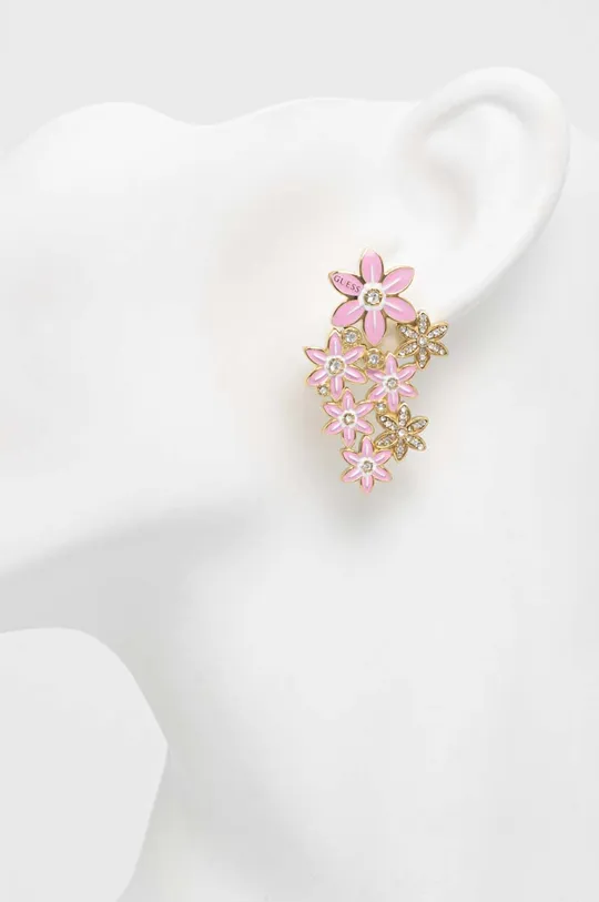 Guess orecchini rosa