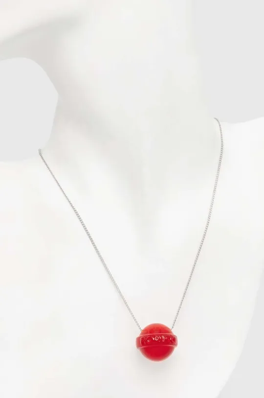 Колие Fiorucci Red Lollipop Necklace метал, пластмаса