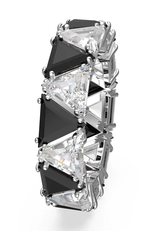 Prsten Swarovski ORTYX Swarovski kristal, Metal obložen rodijom