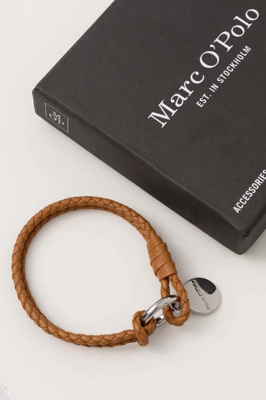 Кожаный браслет Marc O'Polo Металл, Натуральная кожа