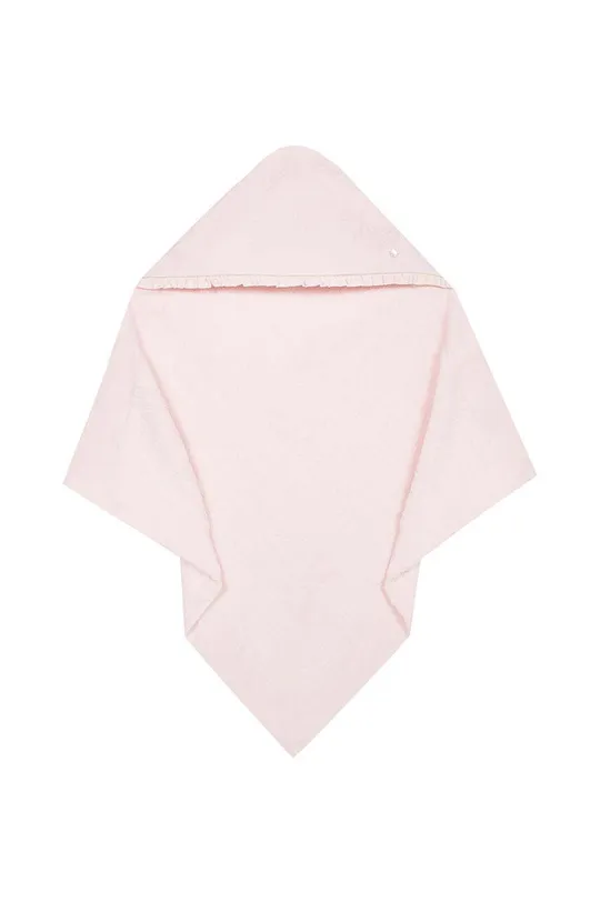 Дитячий рушник Tartine et Chocolat 70 cm x 70 cm рожевий