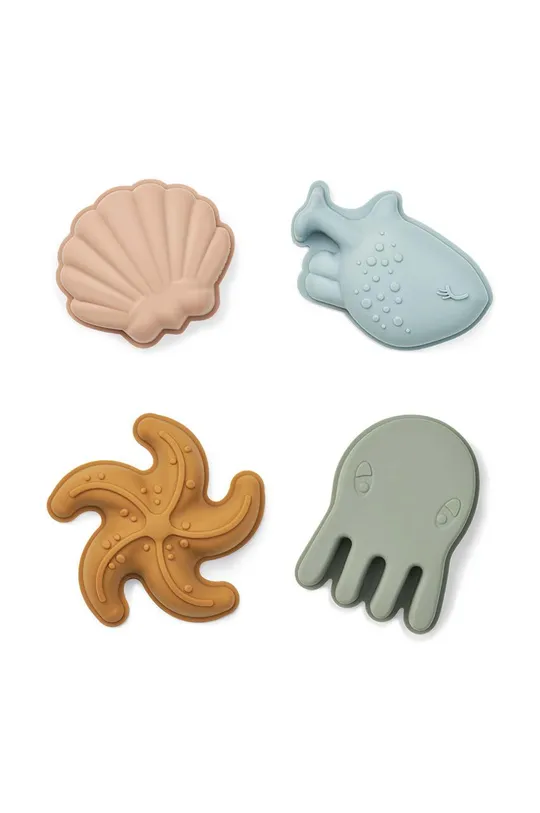 Liewood foremki do piasku Gill Mermaid Sand Moulds 4-pack multicolor