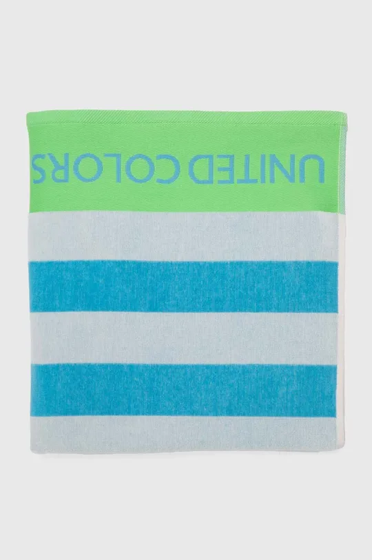 United Colors of Benetton ręcznik bawełniany dziecięcy niebieski