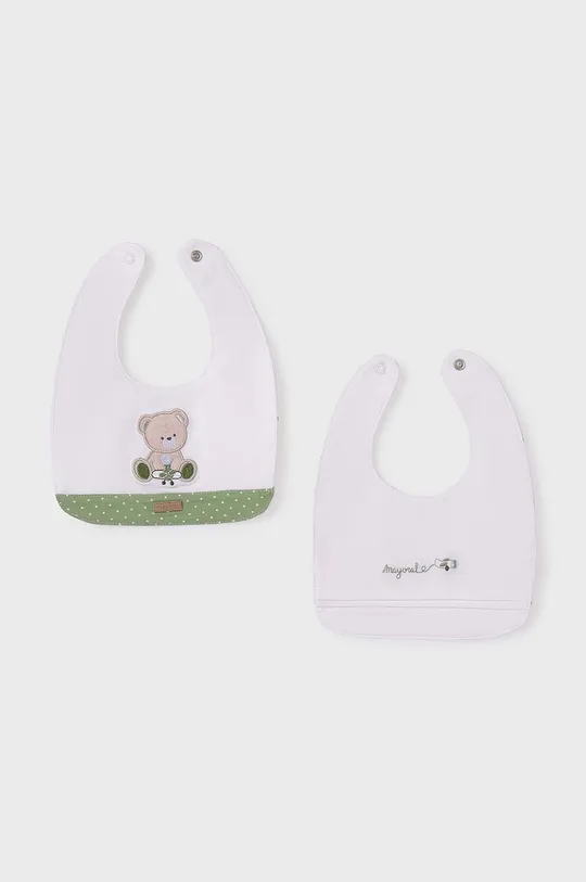 zelena Dvostrani podbradnjak za bebu Mayoral Newborn 2-pack Dječji