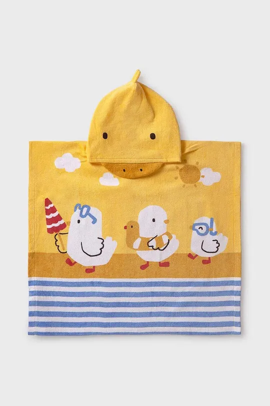 Mayoral Newborn ręcznik bawełniany niemowlęcy żółty