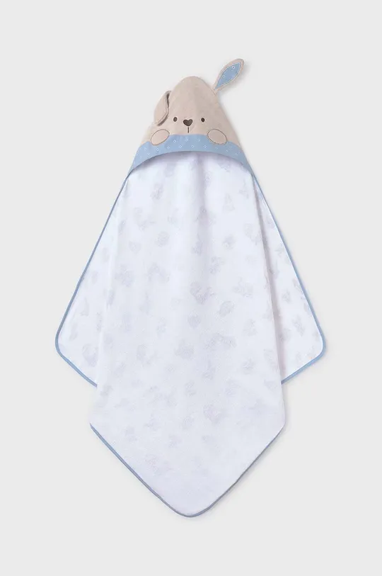 niebieski Mayoral Newborn ręcznik bawełniany niemowlęcy Dziecięcy