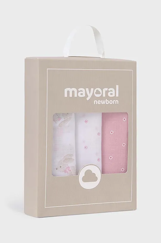 Βρεφική πάνα Mayoral Newborn 3-pack 100% Βαμβάκι