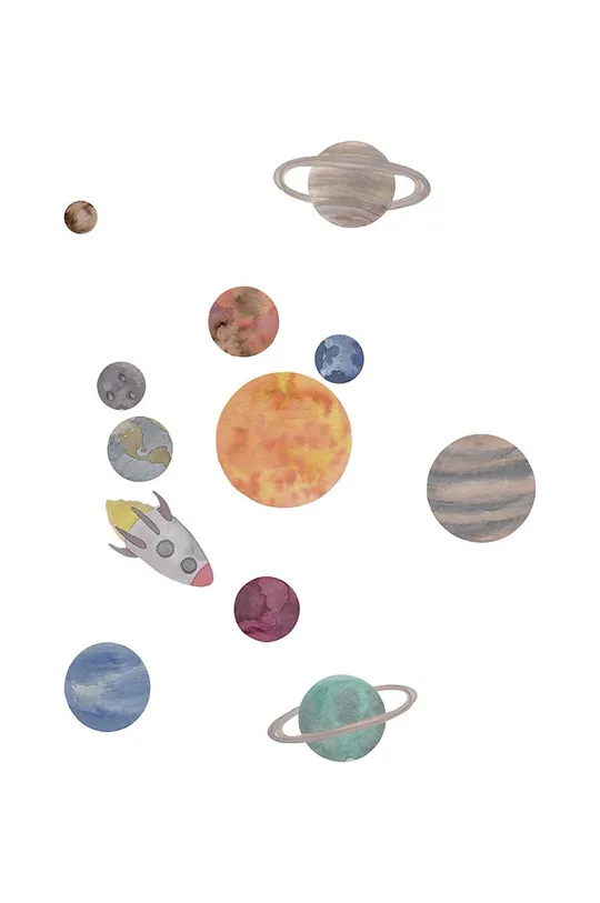 multicolore That's mine stickers da parete Solar system Bambini