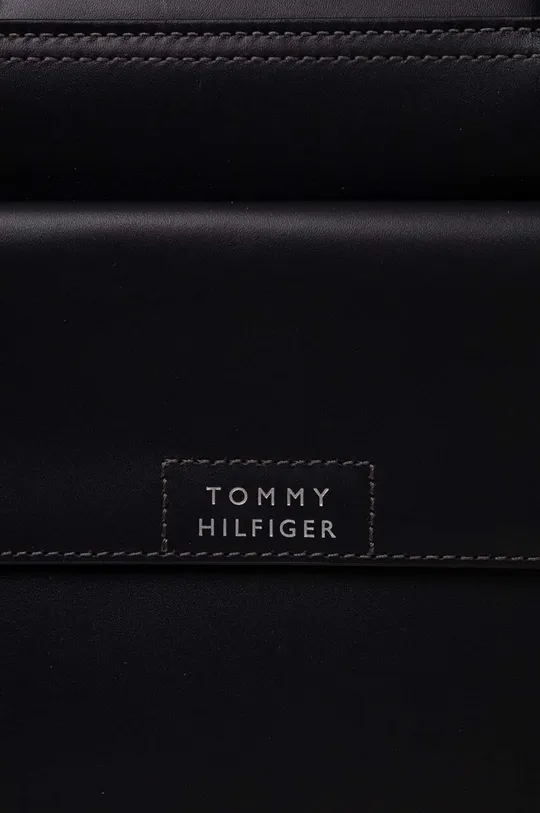 Tommy Hilfiger torba na laptopa skórzana Skóra bydlęca