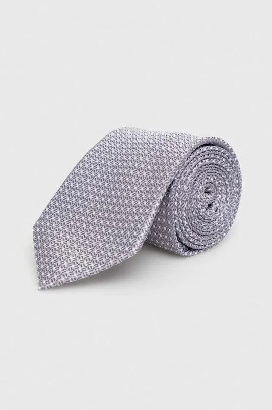 siva Svilena kravata Michael Kors Moški