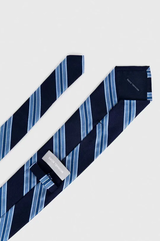 Michael Kors cravatta in seta blu navy