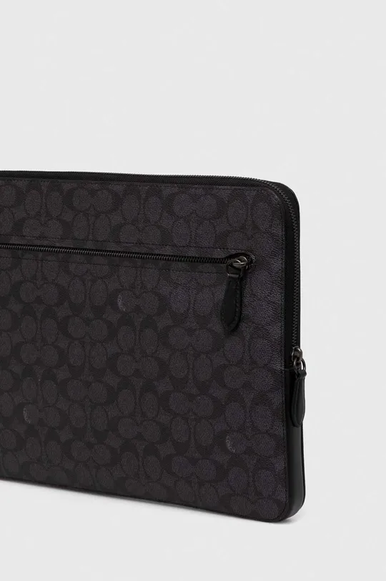 Coach custodia per laptop in pelle grigio