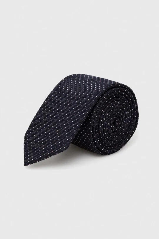 темно-синій Шовковий галстук HUGO Чоловічий