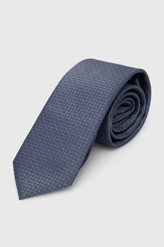 modra Svilena kravata HUGO Moški