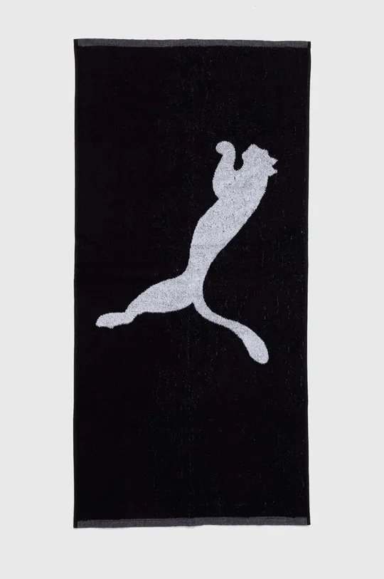 czarny Puma ręcznik 50 x 100 Męski