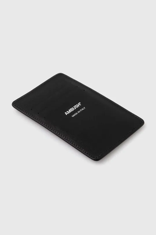 AMBUSH leather card holder Amblem Card Case black