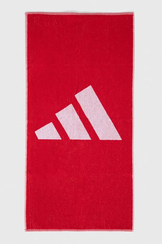 czerwony adidas Performance ręcznik Unisex