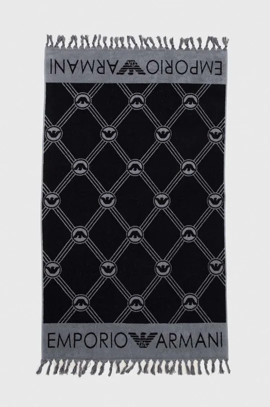 sötétkék Emporio Armani Underwear pamut törölköző Uniszex