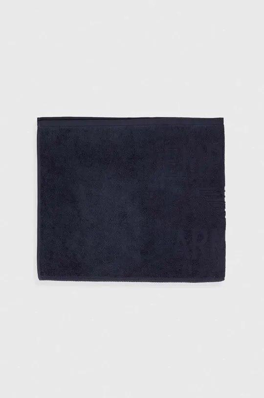 Хлопковое полотенце Emporio Armani Underwear тёмно-синий