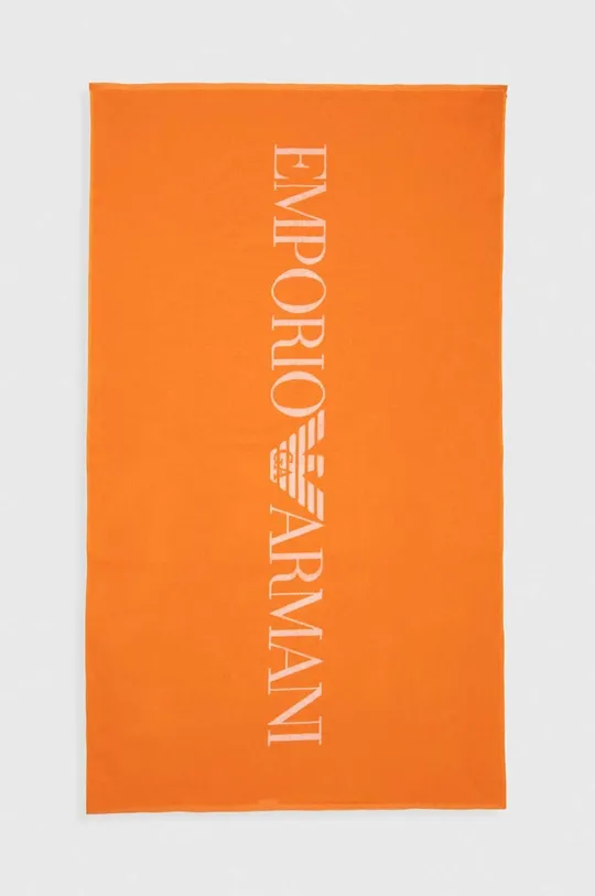oranžna Bombažna brisača Emporio Armani Underwear Unisex