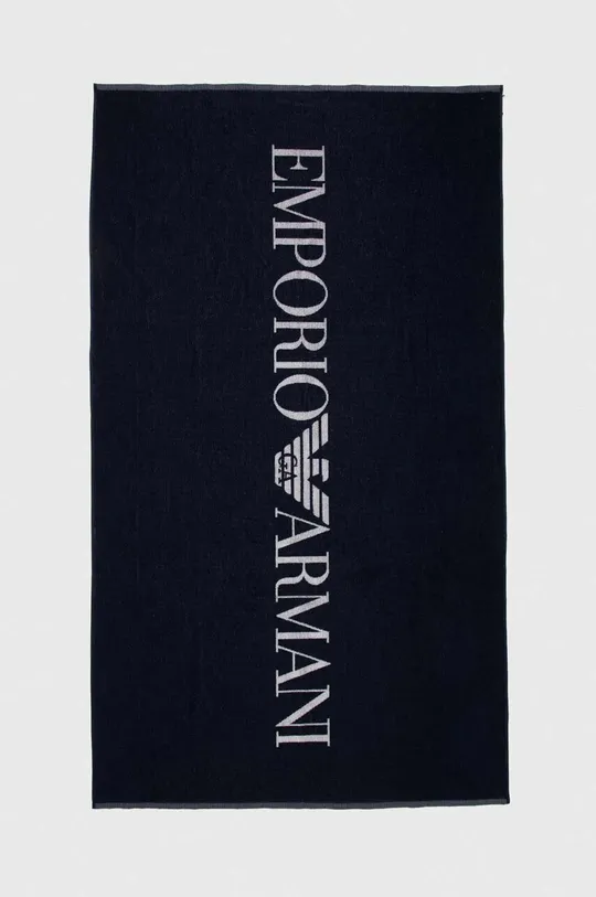 тёмно-синий Хлопковое полотенце Emporio Armani Underwear Unisex