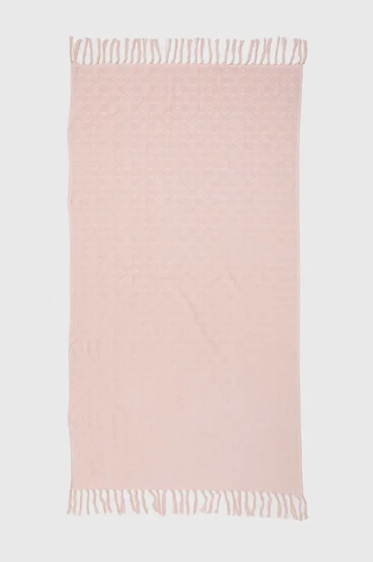 różowy United Colors of Benetton ręcznik bawełniany Unisex