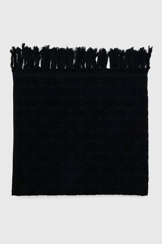 United Colors of Benetton asciugamano con aggiunta di lana nero
