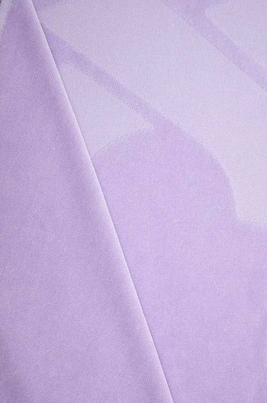 Хлопковое полотенце United Colors of Benetton фиолетовой