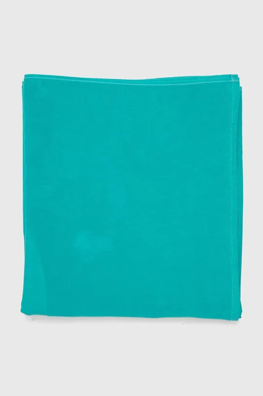 United Colors of Benetton asciugamano con aggiunta di lana turchese