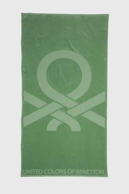 zielony United Colors of Benetton ręcznik bawełniany Unisex