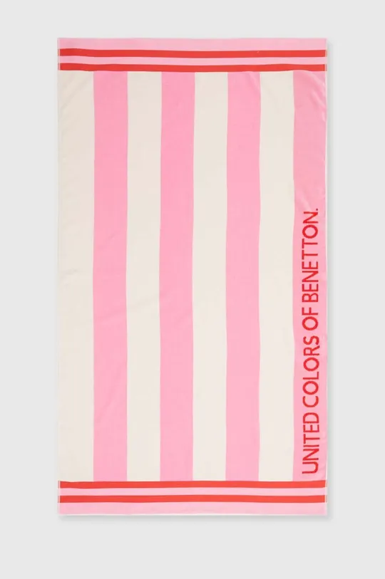 rosa United Colors of Benetton asciugamano con aggiunta di lana Unisex