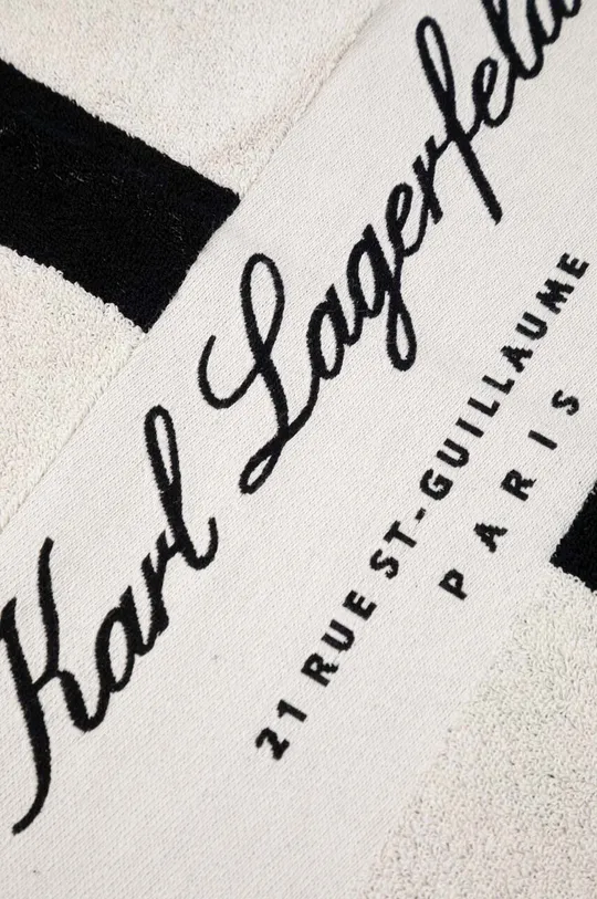 Karl Lagerfeld asciugamano con aggiunta di lana 100% Cotone