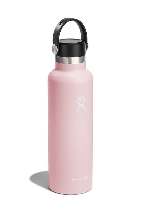 Θερμικό μπουκάλι Hydro Flask 21 Oz Standard Flex Cap Trillium ροζ