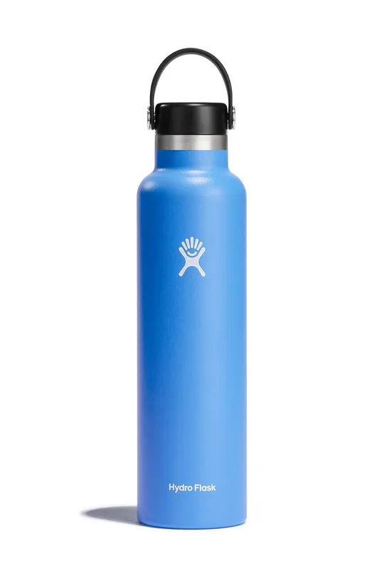 μπλε Θερμικό μπουκάλι Hydro Flask 24 Oz Standard Flex Cap Cascade Unisex