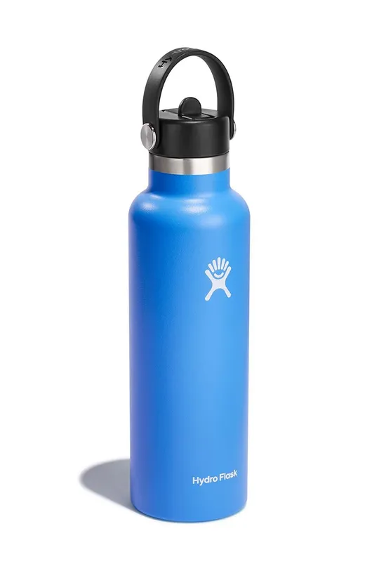 Hydro Flask bottiglia termica 21 Oz Standard Flex Straw Cap Cascade Acciaio inossidabile