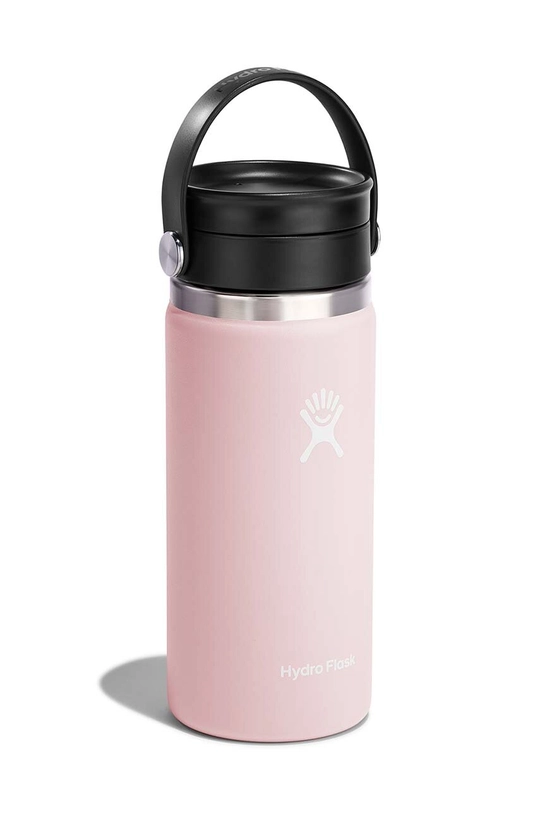 Termos boca Hydro Flask 16 Oz Wide Flex Sip Lid Trillium roza