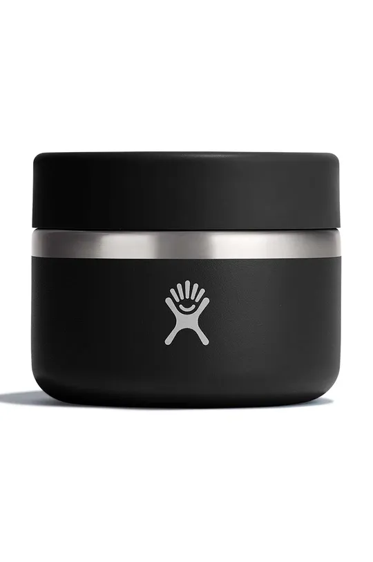 чёрный Термос для ланча Hydro Flask 12 Oz Insulated Food Jar Black Unisex